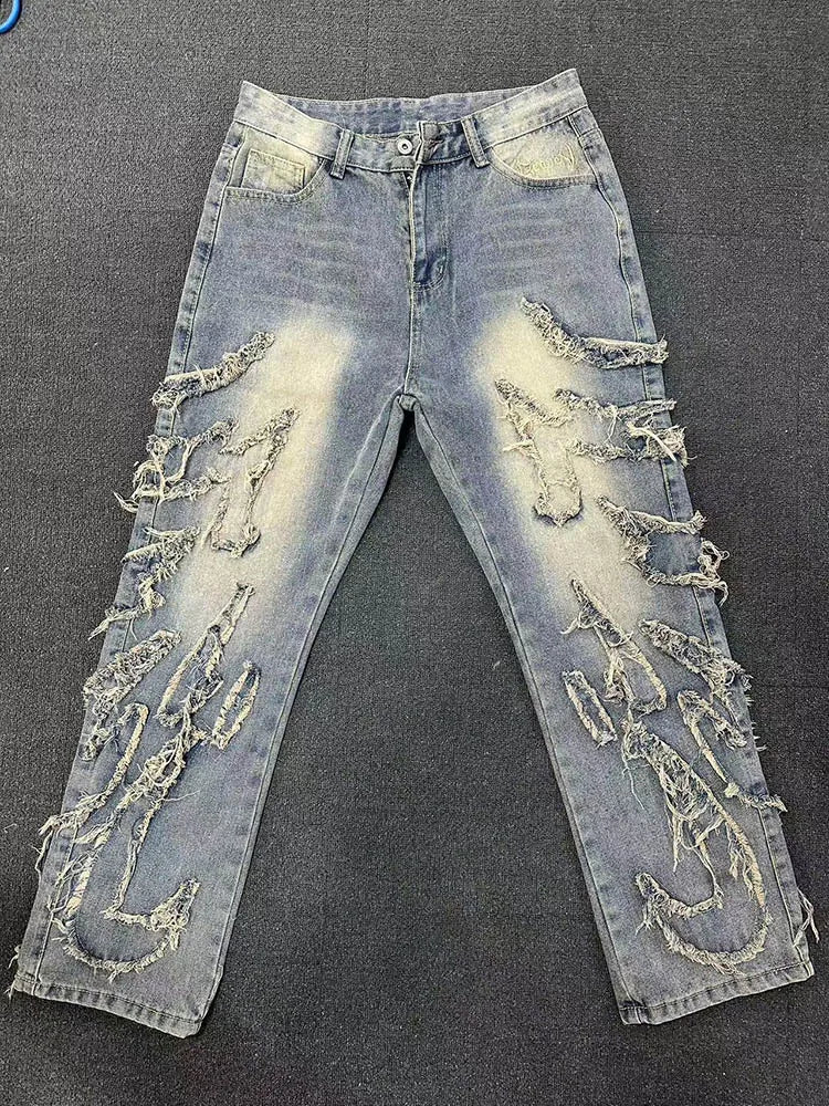 Flame Wide Jeans man