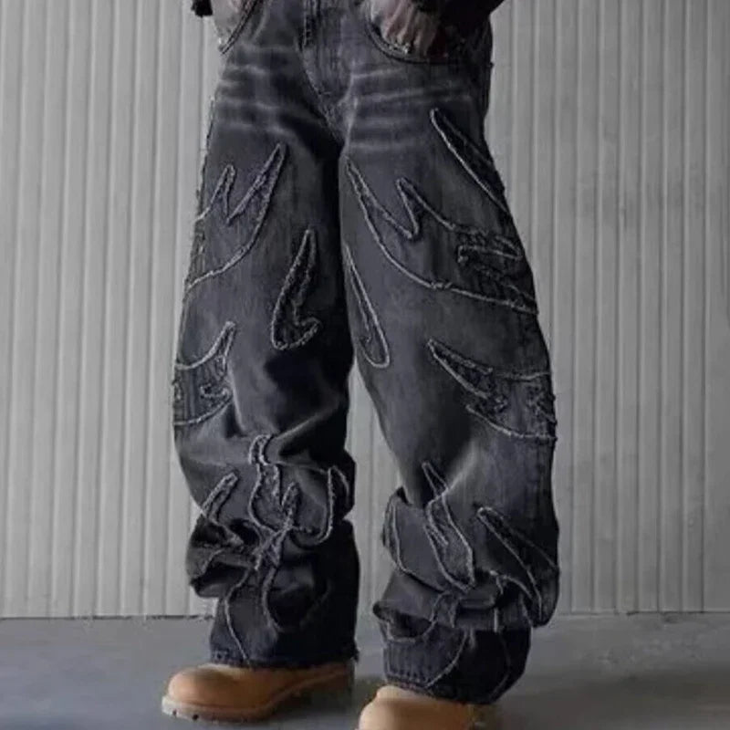 Flame Wide Jeans man
