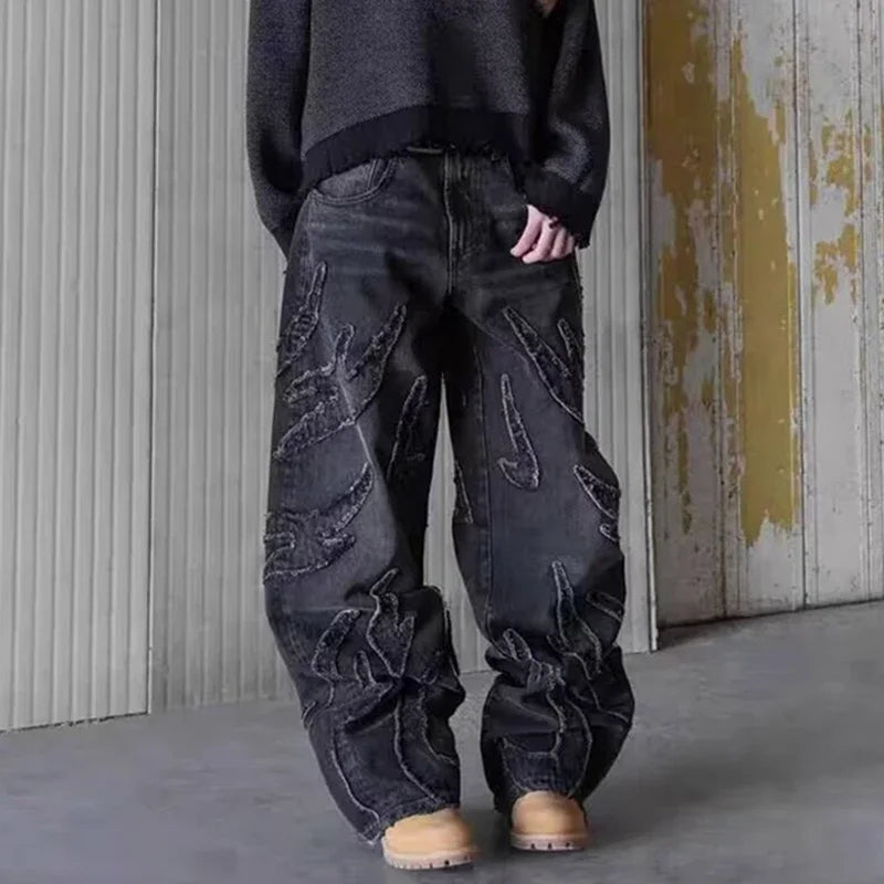 Flame Wide Jeans man