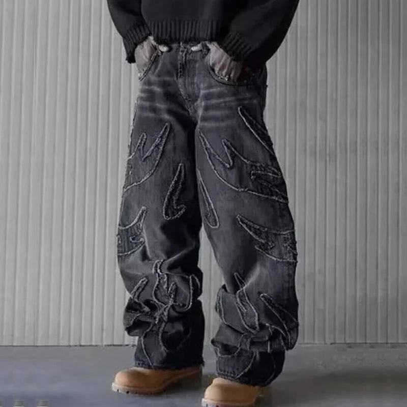 Flame Wide Jeans man